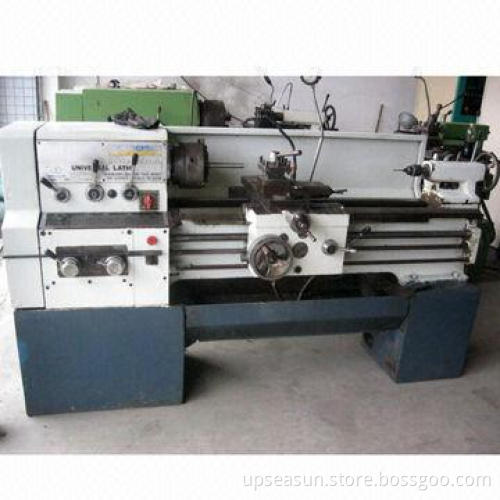 Saddle lathe machine with 52mm spindle bore